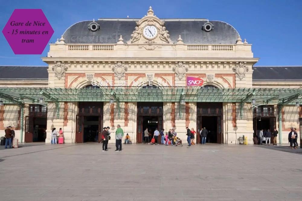 Studio - 1 Minute De La Plage Et De La Promenade Des Anglais Nizza Kültér fotó