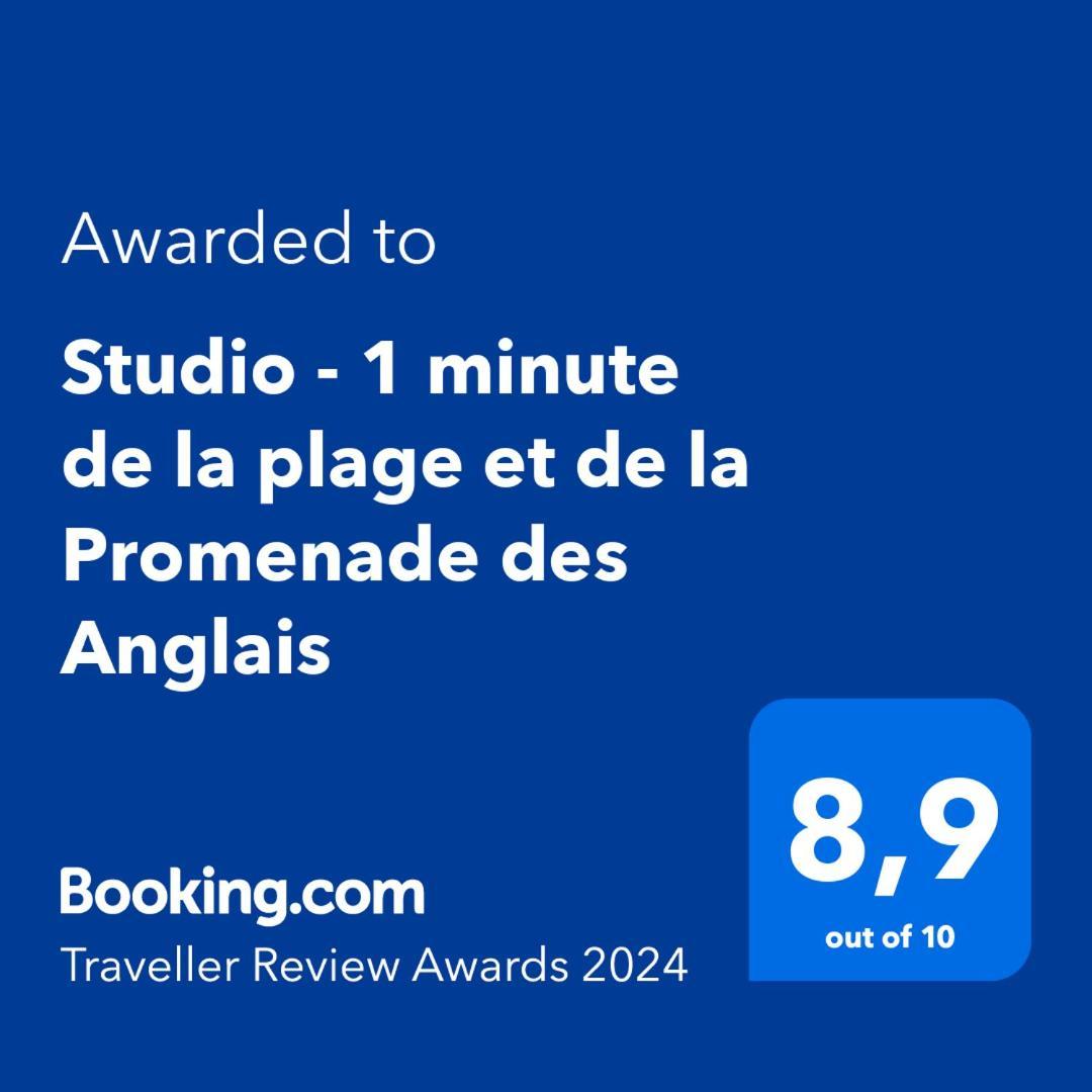 Studio - 1 Minute De La Plage Et De La Promenade Des Anglais Nizza Kültér fotó